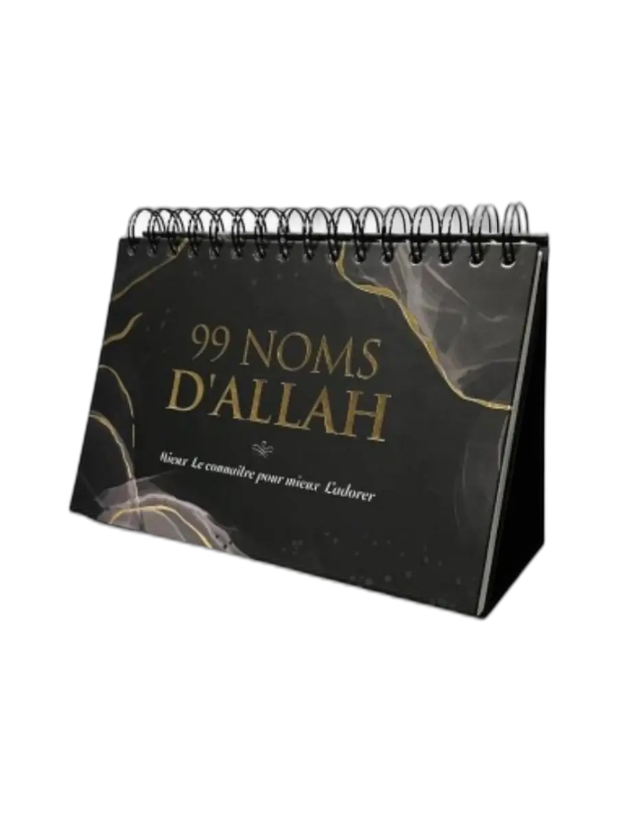 Calendrier chevalet des 99 Noms d’Allah – Avec traduction et signification