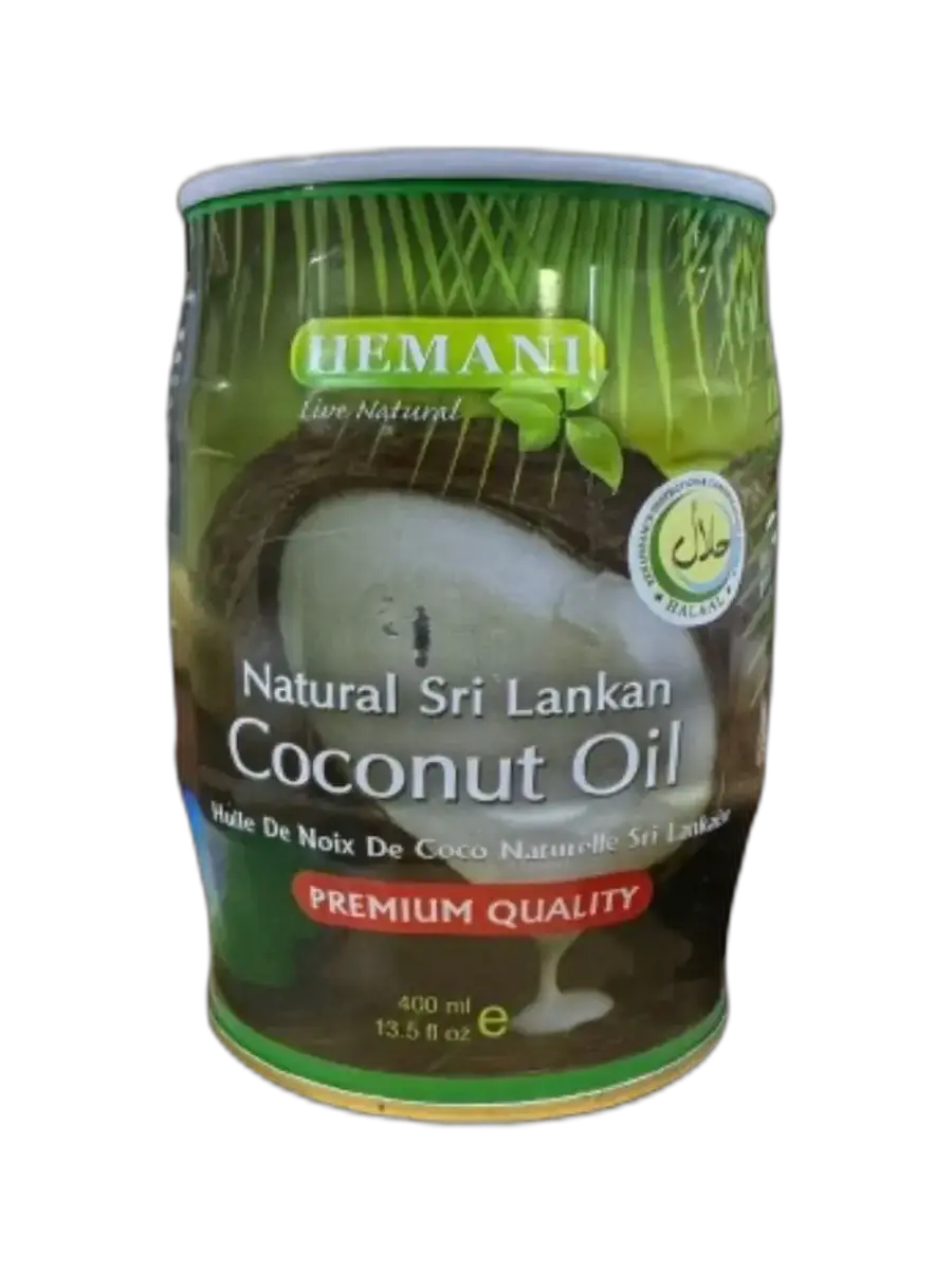 Huile de coco, canette de 400 ml
