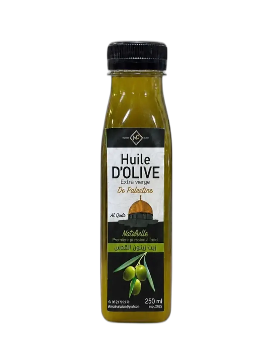 Huile d’olive extra vierge de Palestine