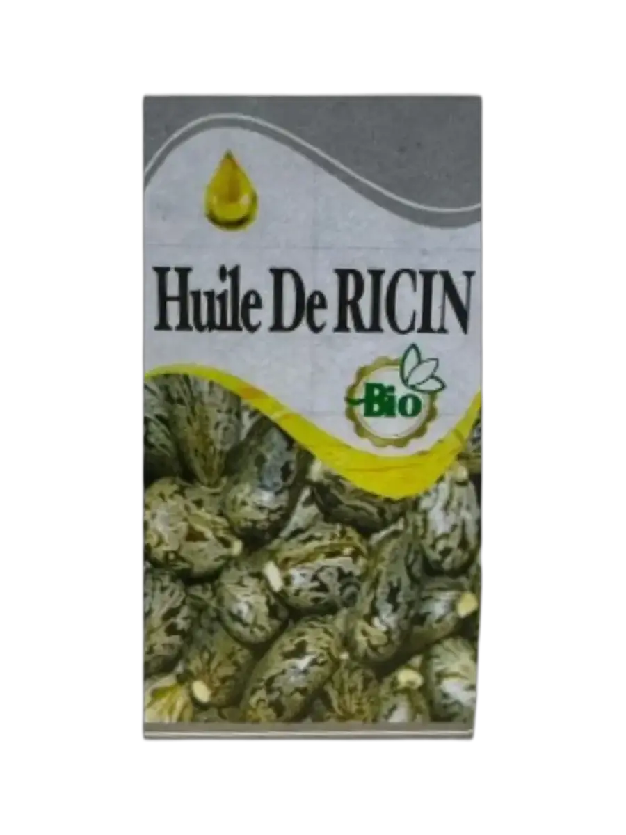 Huile de ricin bio, cheveux, cils et ongles