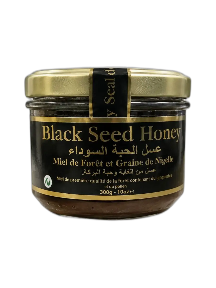 Miel de forêt à la graine de nigelle