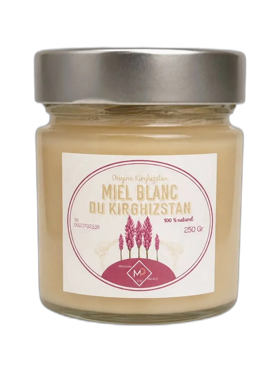 Miel blanc du kirghizistan
