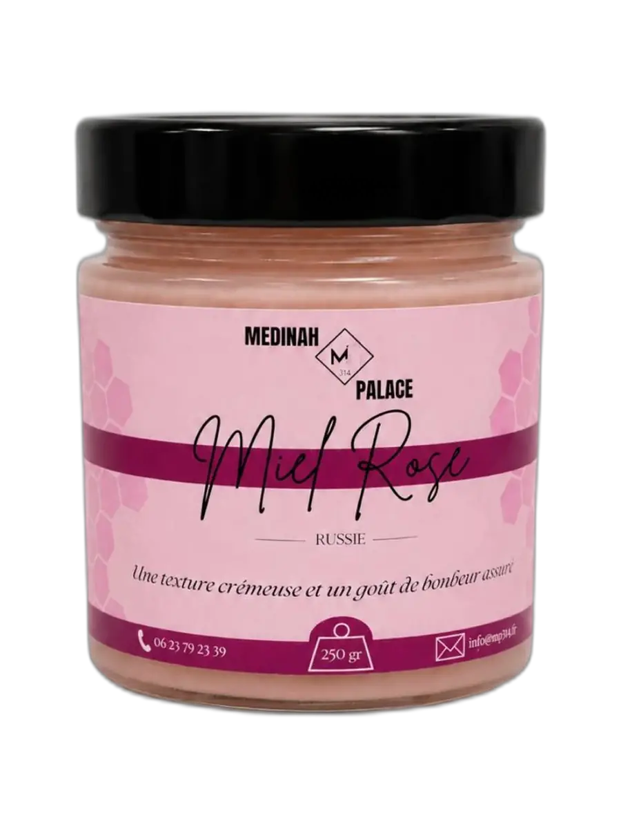 Miel rose de russie