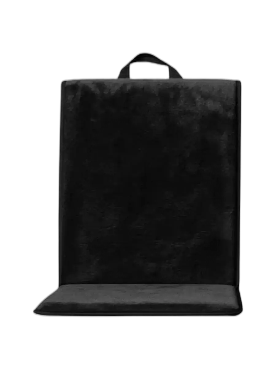 Tapis de prière pliable avec dossier, sans motif